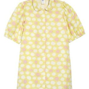 Charming Yellow and Pink Kids Dress